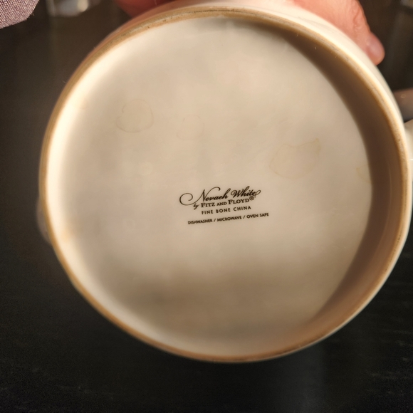 Neveah White by Fitz and Floyd Fine Bone China Teapot White - Picture 4 of 5